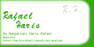 rafael haris business card